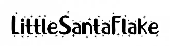 Little Santa Flake  नि: शुल्क फ़ॉन्ट्स डाउनलोड