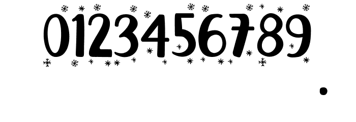 Little Santa Flake Font OTHER CHARS