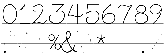 Little School 2 Font OTHER CHARS