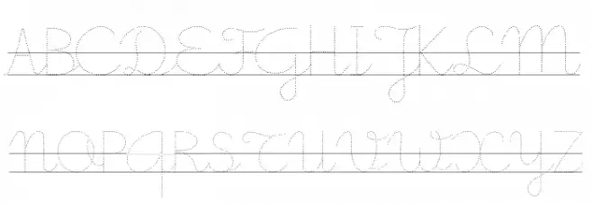 Little School 3 Schriftart Groß