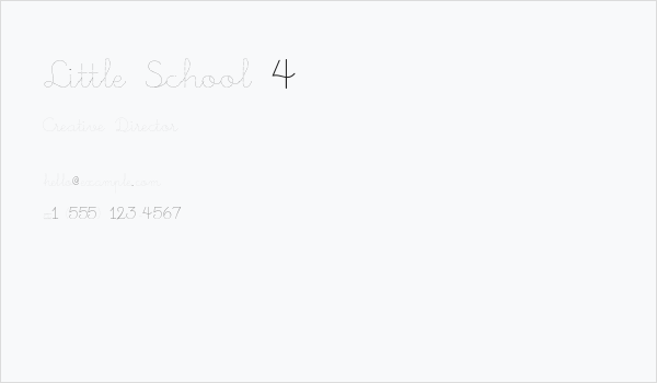 Little School 4 Business Card