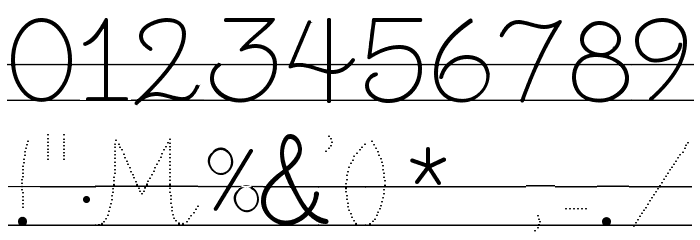 Little School 6 Font OTHER CHARS