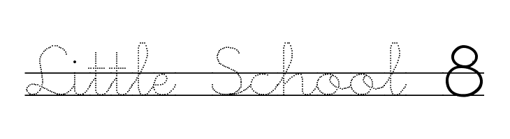 Little School 8  font caratteri gratis