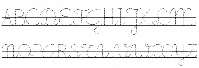 Little School 8 Шрифта ВЕРХНИЙ