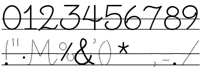 Little School 9 Font OTHER CHARS