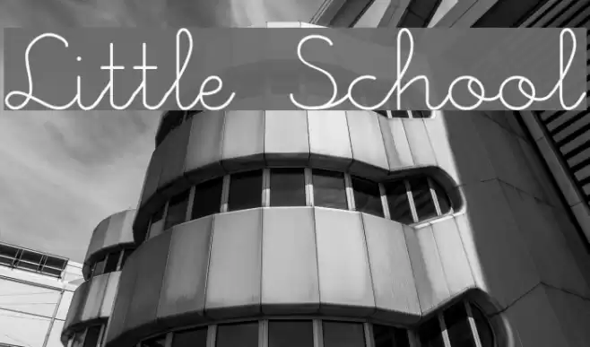 Little School Font examples