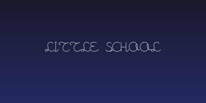 Little School Social Header