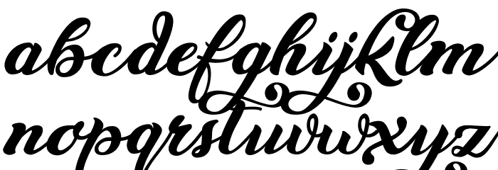 Little Sister Personal Use Regular Font LOWERCASE