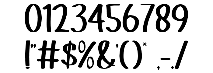 Little Smile Font OTHER CHARS