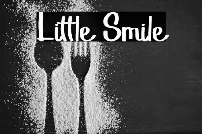 Little Smile Font examples