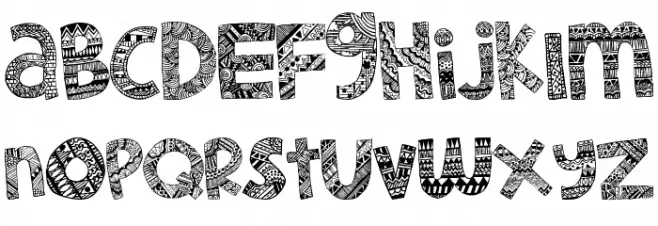 Little Snorlax Font UPPERCASE