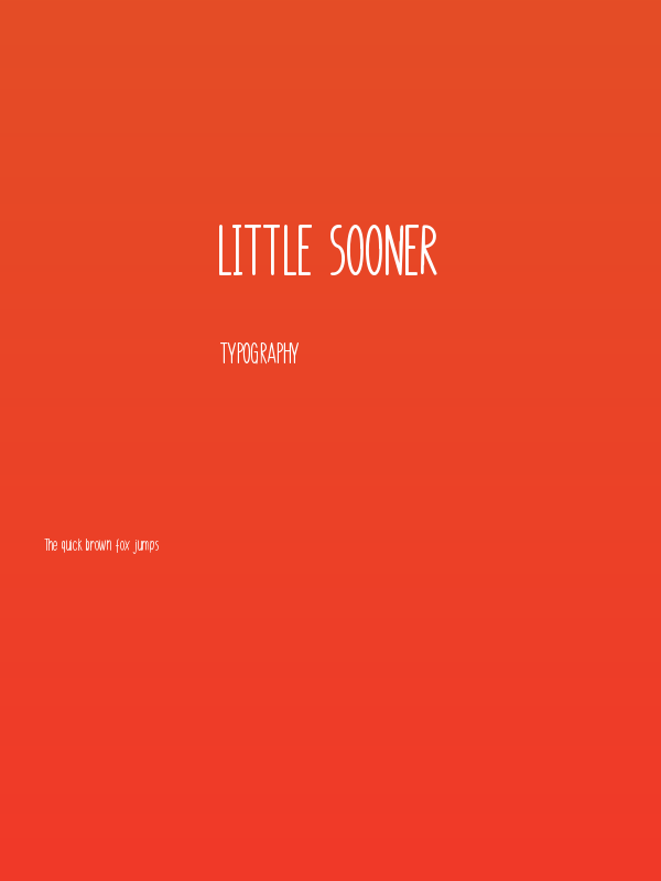 Little Sooner Poster
