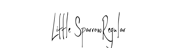 Little SparrowRegular  font caratteri gratis