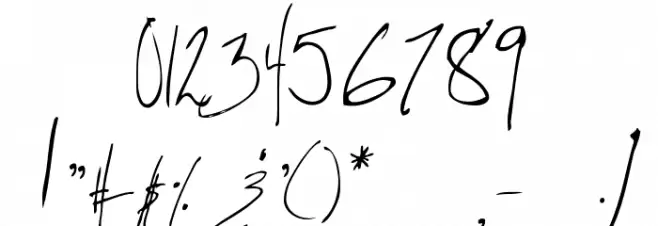 Little SparrowRegular Font OTHER CHARS