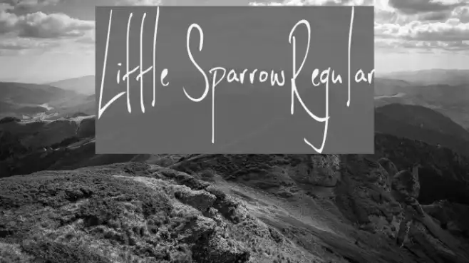 Little SparrowRegular Example 3