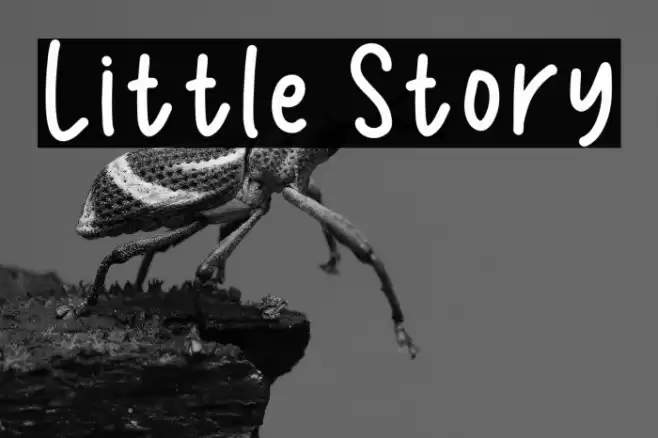 Little Story Font examples