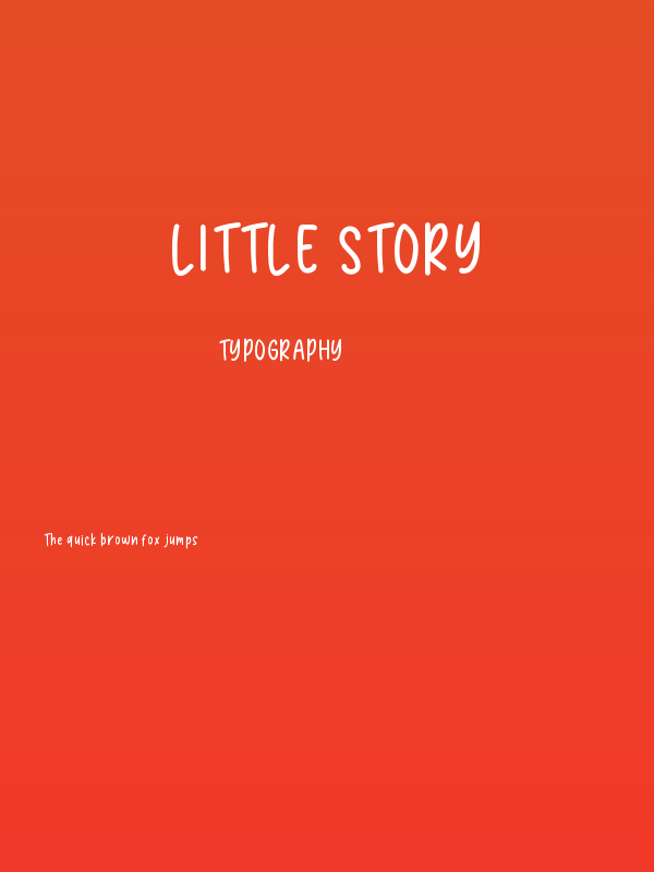 Little Story Poster