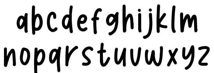 Little Story Font LOWERCASE
