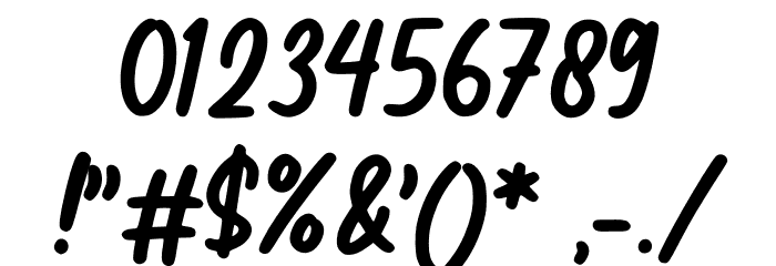 Little Student Font OTHER CHARS