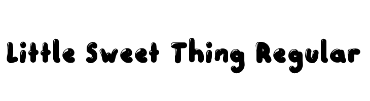 Little Sweet Thing Regular  नि: शुल्क फ़ॉन्ट्स डाउनलोड