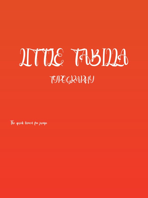 Little Tabilla Poster