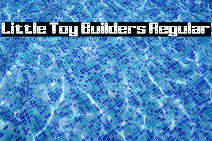 Little Toy Builders Regular Example 3
