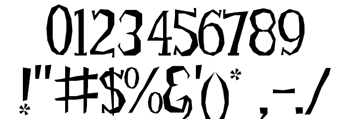 Little Trouble Girl BV Font OTHER CHARS