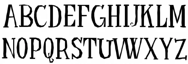 Little Trouble Girl BV Font UPPERCASE