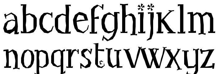 Little Trouble Girl BV Font LOWERCASE