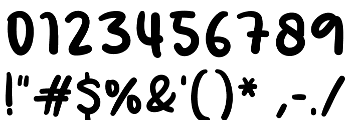 Little Turtle Font OTHER CHARS