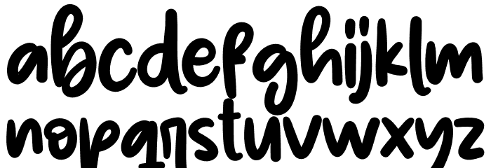 Little Turtle Font LOWERCASE