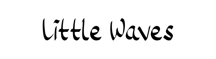 Little Waves  les polices de caractères gratuit tlcharger