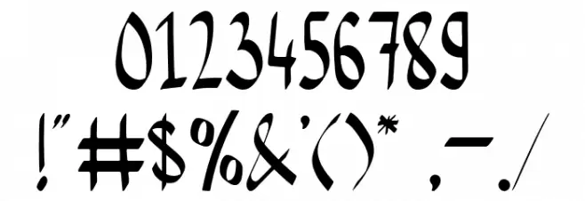 Little Waves Font OTHER CHARS