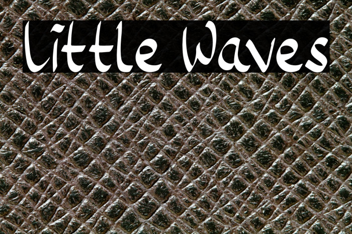 Little Waves Example 2