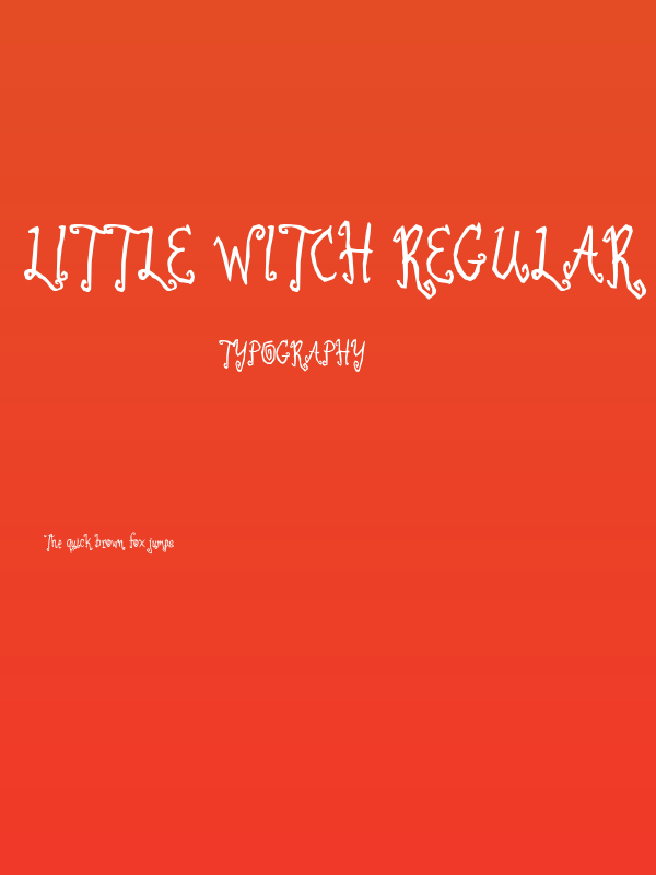 Little Witch Regular Poster