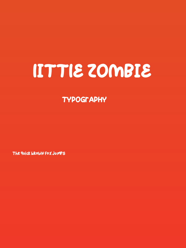 Little Zombie Poster