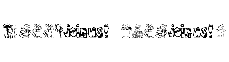 Little cuties  Free Fonts Download