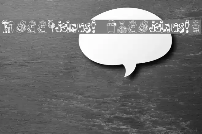 Little cuties Font examples