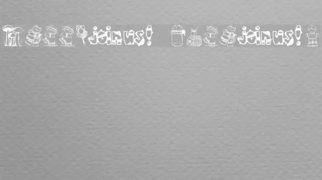 Little cuties Font examples