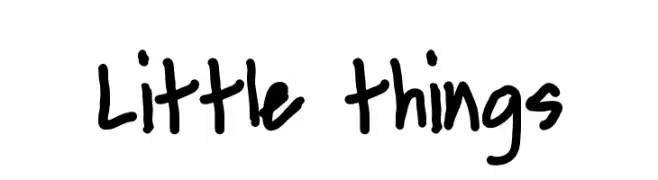 Little things  नि: शुल्क फ़ॉन्ट्स डाउनलोड