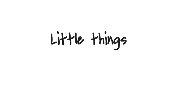 Little things Logo