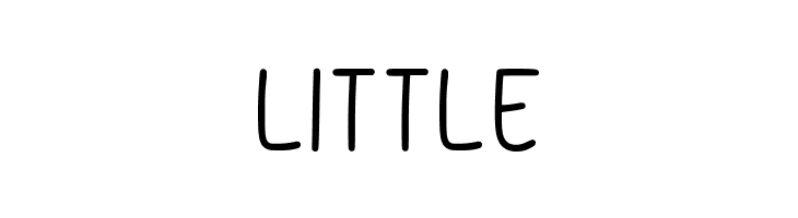 Little  フリーフォントのダウンロード