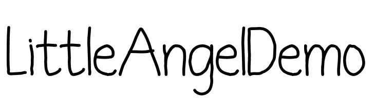 LittleAngelDemo  les polices de caractères gratuit tlcharger