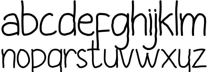 LittleAngelDemo Font LOWERCASE