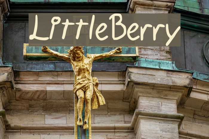 LittleBerry Fonte examples
