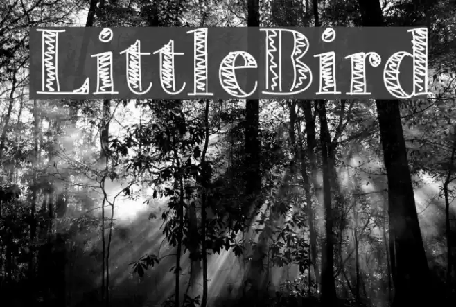 LittleBird Font examples