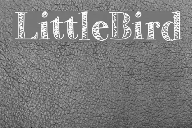 LittleBird Font examples