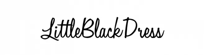 LittleBlackDress  Frei Schriftart Herunterladen