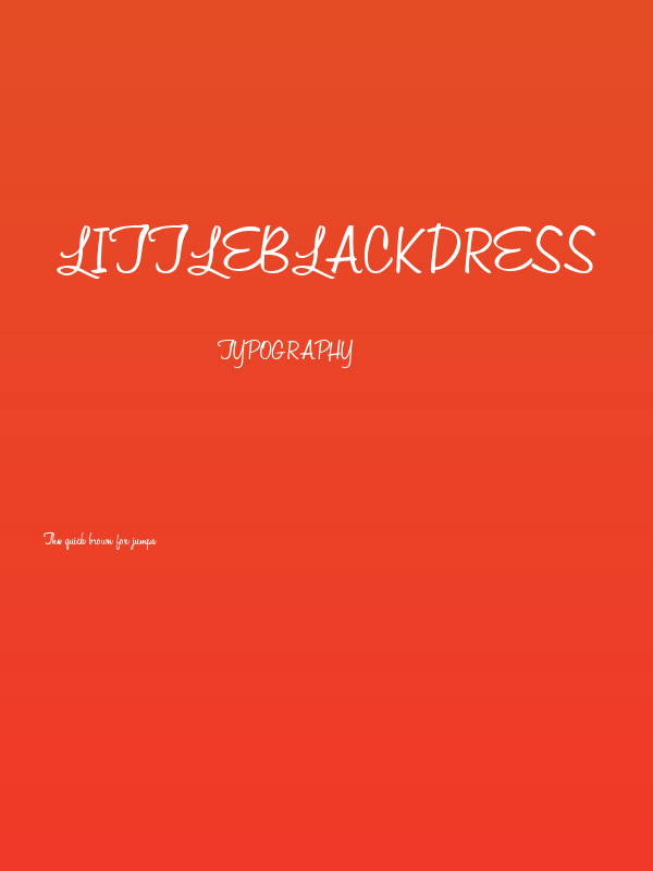 LittleBlackDress Poster