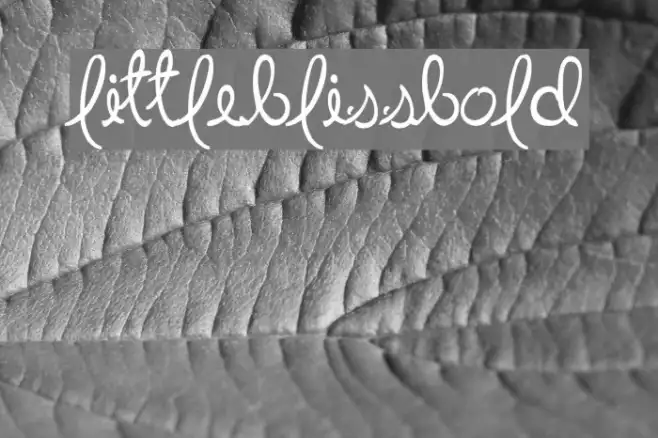 LittleBlissBold Example 2
